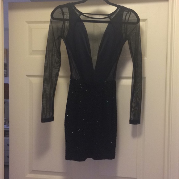 Sexy black sparkle dress! - Picture 2 of 3